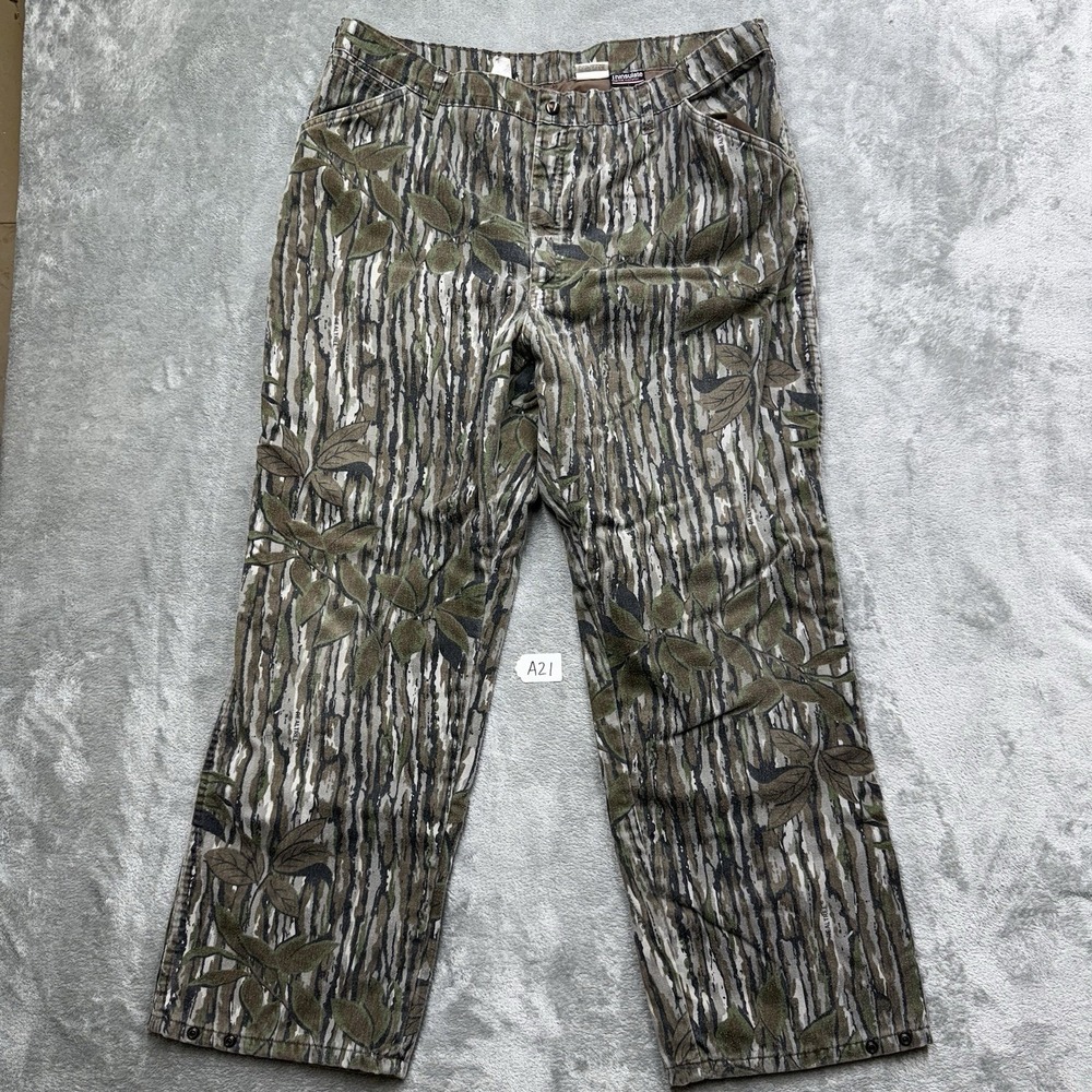 Vintage Duxbak Men's Real Tree Camo Thinsulate Lined Pants Size 42